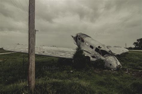 Airplane crash stock photo containing airplane and abandoned in 2023 ...