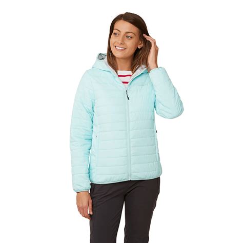 Craghoppers Women's Compresslite III Hooded Jacket - Frost Blue ...