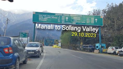 Today Manali to Solang Valley Manali weather - YouTube