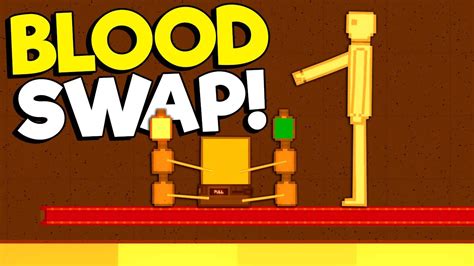 Swapping Ragdolls Blood with Explosives in the People Playground Update ...