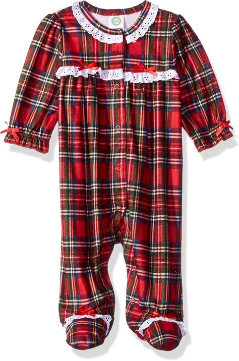 Little Me Baby-Boys Christmas Plaid Pajamas : Amazon.ca: Clothing ...