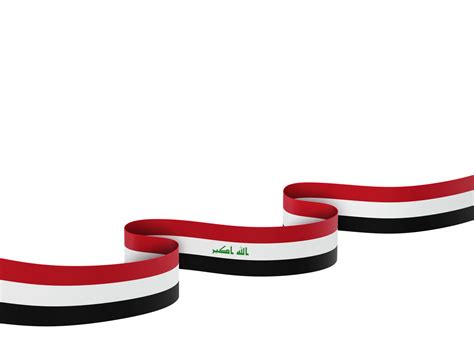 Iraq flag design national independence day banner element transparent ...