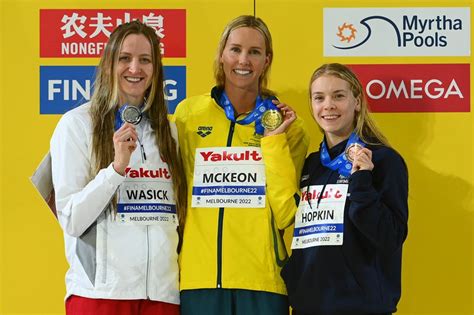 Proud and Hopkin power to world medals on penultimate night | Swimming ...