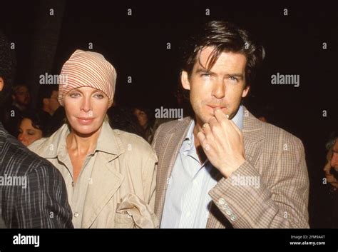 Pierce Brosnan and Cassandra Harris Circa 1990 Credit: Ralph Dominguez ...