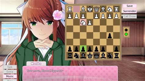 I unlocked the chess game in Monika after story how to unlock chess ...