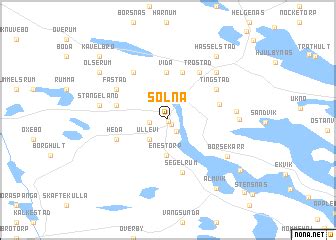 Solna (Sweden) map - nona.net