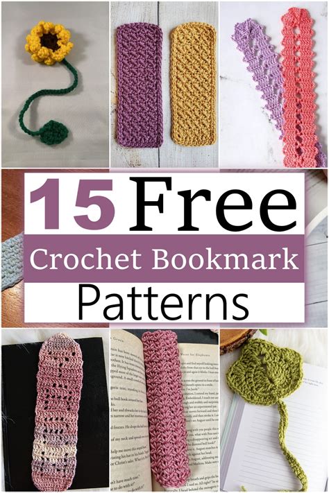 15 Crochet Bookmark Patterns Free - All Crochet Pattern