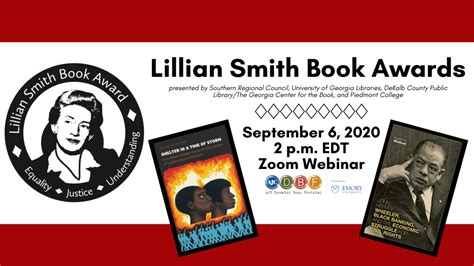 2020 Lillian Smith Book Awards presented by Georgia Center for the Book ...