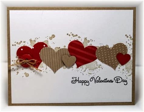 Valentine's Day Card with Hearts: February 2015