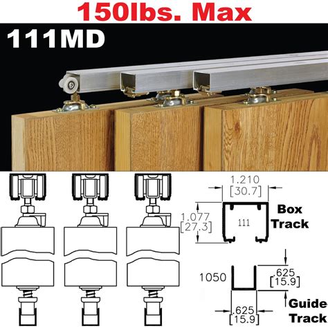 Johnson Hardware 111MD Multi-Pass Sliding Door Hardware ...