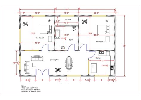 Floor Plan Sample Autocad - Autocad Plan Floor 2d House Floorplan Pdf ...