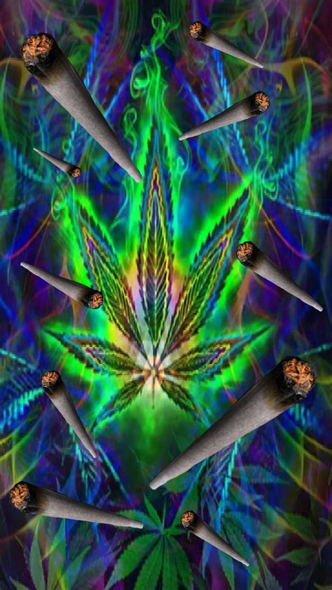 Trip Out, buzz, colorful, colors, high, joint, leaf, marijuana, neon ...