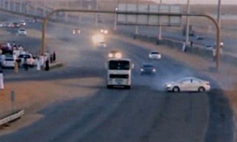 Saudi Drift Fail – Telegraph