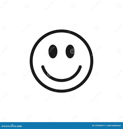 Smiling Face Emoji Icon Vector. Smile Symbol Sign. Simple Flat Shape ...