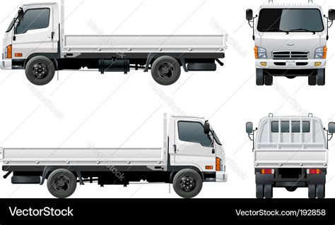 Delivery cargo truck Royalty Free Vector Image