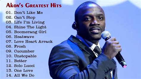 Akon Best Songs Collection Akon Greatest Hits Akon Songs 2016 New ...