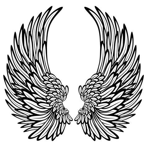 Decorative Angel Wings Wall Sticker / Decal - World of Wall Stickers