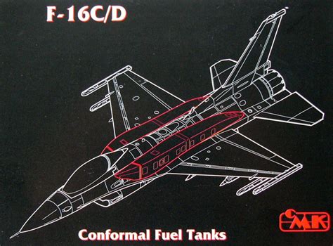 MODELIMEX Online Shop | 1/48 F-16C/D Conformal Fuel Tanks - 2pcs. (HAS ...