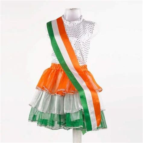 Tricolor Girls ITSMYCOSTUME Tri Colour Tiranga Fancy Dress Costume at ...