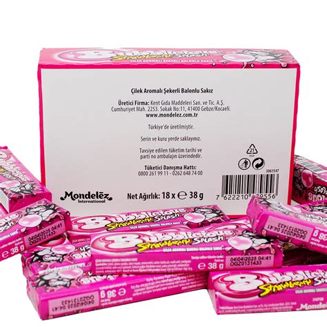 Bubblicious Gum Strawberry Splash | Candy Funhouse US