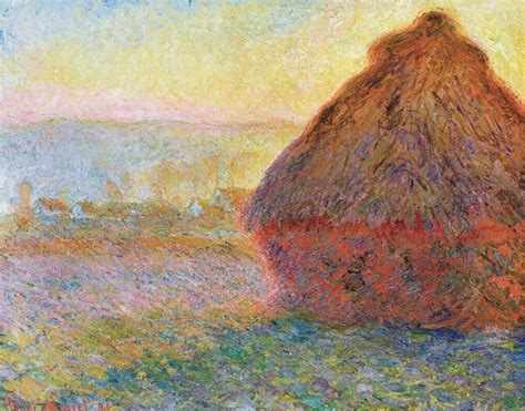 Haystacks, by Claude Monet