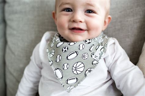 Baby Bandana Bib Set/4 - Varsity - Be Made