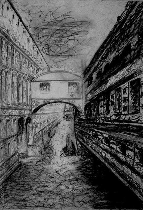 The bridge of Sighs Painting by Diana Raycheva