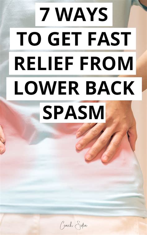 7 Ways to Get Fast Relief from Lower Back Pain and Piriformis Spasms ...