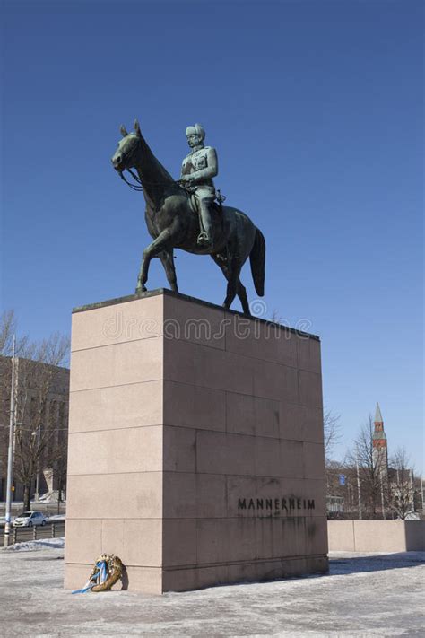 The Equestrian Statue of the Marshal Mannerheim (1867-1951), Finnish ...