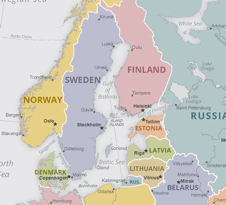 Baltic Sea Map, Characteristics & Countries | Study.com