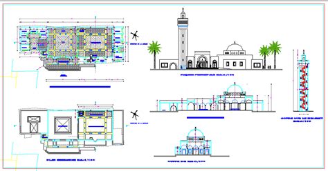 Mosque design - Cadbull