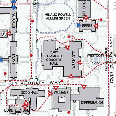 Campus Map Florida State University - Almeda Malissia