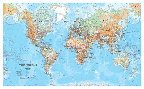 World Maps International Physical, Buy World Physical Wall Map - Mapworld