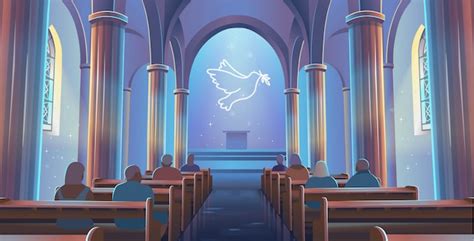 Church Interior Concept Art - Mariiana-blog