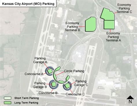 Kansas City Airport Parking | MCI Airport Long Term Parking Rates & Map