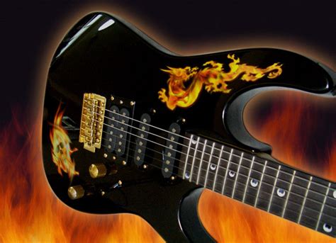 Real Fire Flame-Dragon Inlay Stickers Decals Guitar Bass – Inlay ...