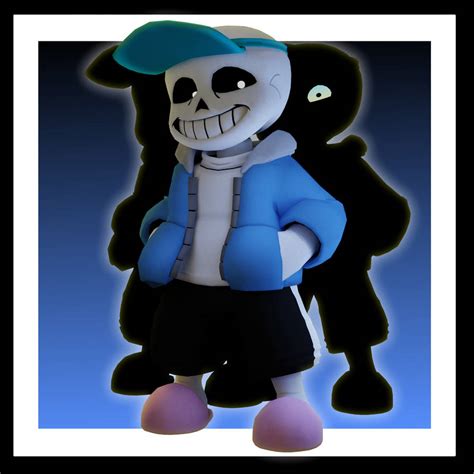 (UnderTale) Sans 3d Model by DillyWolfe on DeviantArt