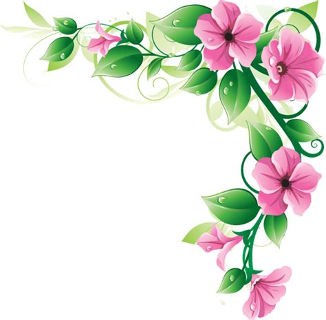 Flower Border Clip Art Pictures – Clipartix