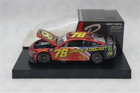 BJ McLeod 2022 Circle B Diecast - Kansas 1:24 Color Chrome Nascar Diecast