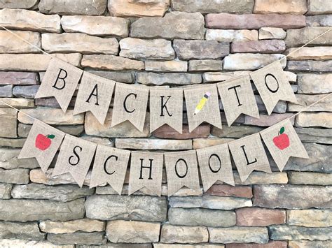 Back to School Banner First Day of School First Day of | Etsy