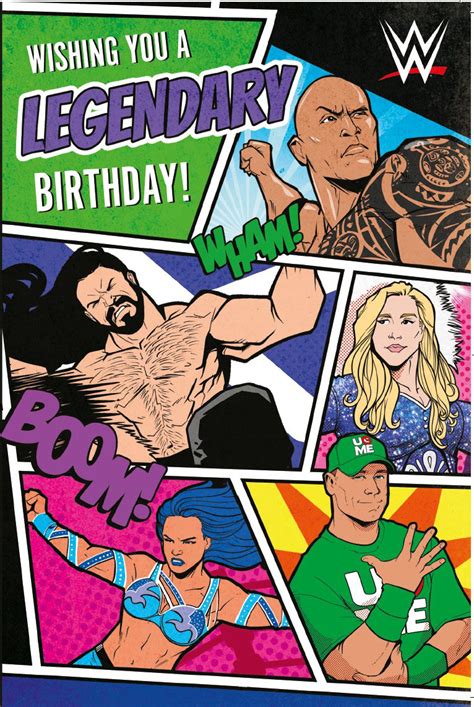 WWE Legendary Birthday Card – wrestlingshop.com