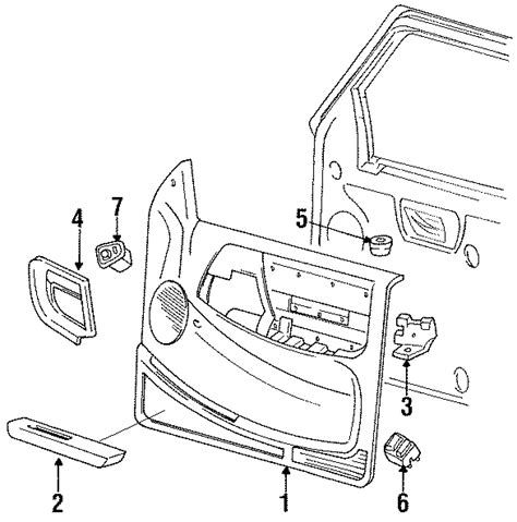 Mazda B3000 Handle. Trim. PANEL. SE & LE, manual windows. SE, manual ...