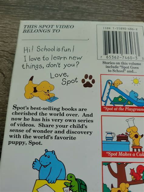 Spot Goes to School (VHS, 1994) - VHS Tapes