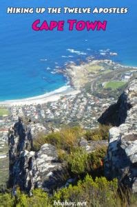 Hiking up the Twelve Apostles to Table Mountain, Cape Town