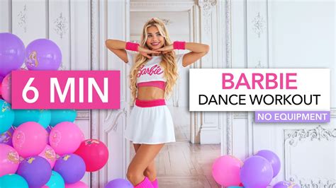 6 MIN BARBIE DANCE WORKOUT - Fun Cardio Session, Moods: cute, latin ...