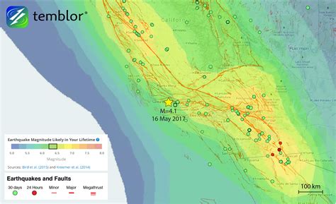 southern-california-earthquake-map-earthquake-forecast - Temblor.net