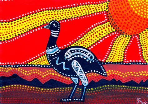 Dreamtime Story of the Emu