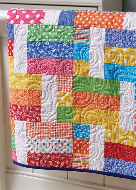 Pull Out Your Brightest Fabrics for This Easy Quilt - Quilting Digest