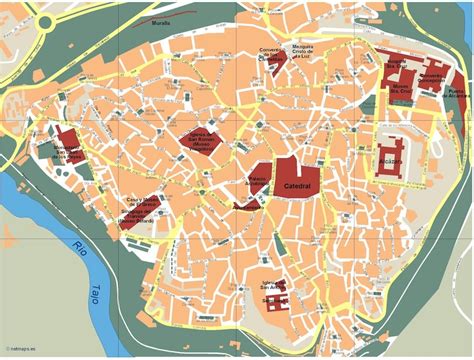 Toledo Vector map. Eps Illustrator Map | Vector maps