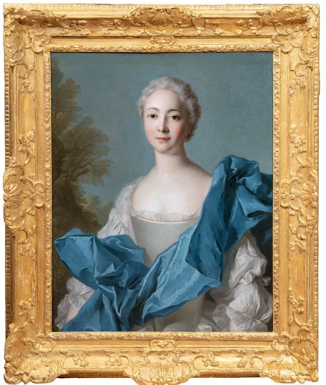 18th c. French Portrait of a Noble Lady by workshop of Jean-Marc ...